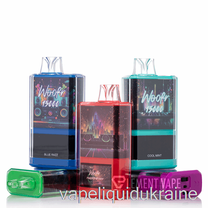 Vape Liquid Ukraine WOOFR 15000 Disposable Blueberry Watermelon